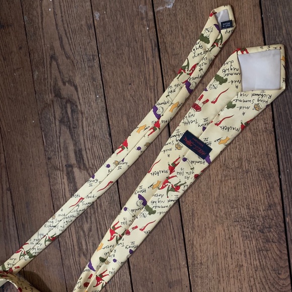 Vintage Arkle Scotland Shakespeare Plays Silk Tie - Picture 6 of 12